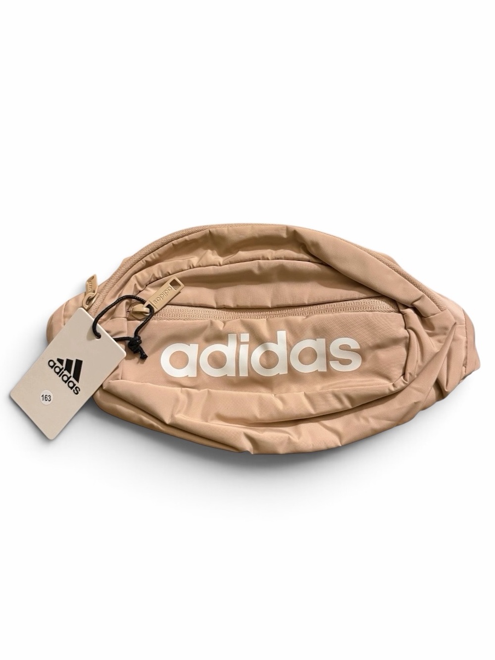 NWT Adidas Tan Waist Pack With White Logo